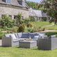 Bosham Corner Sofa Set in Grey by Garden Trading - Polywood