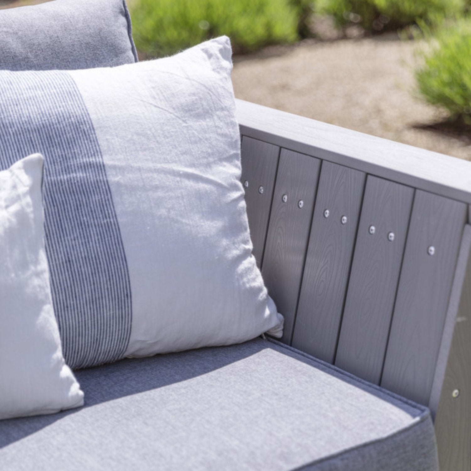 Bosham Corner Sofa Set in Grey by Garden Trading - Polywood