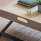 Butlers Coffee Square Table in Carbon by Garden Trading - Oak