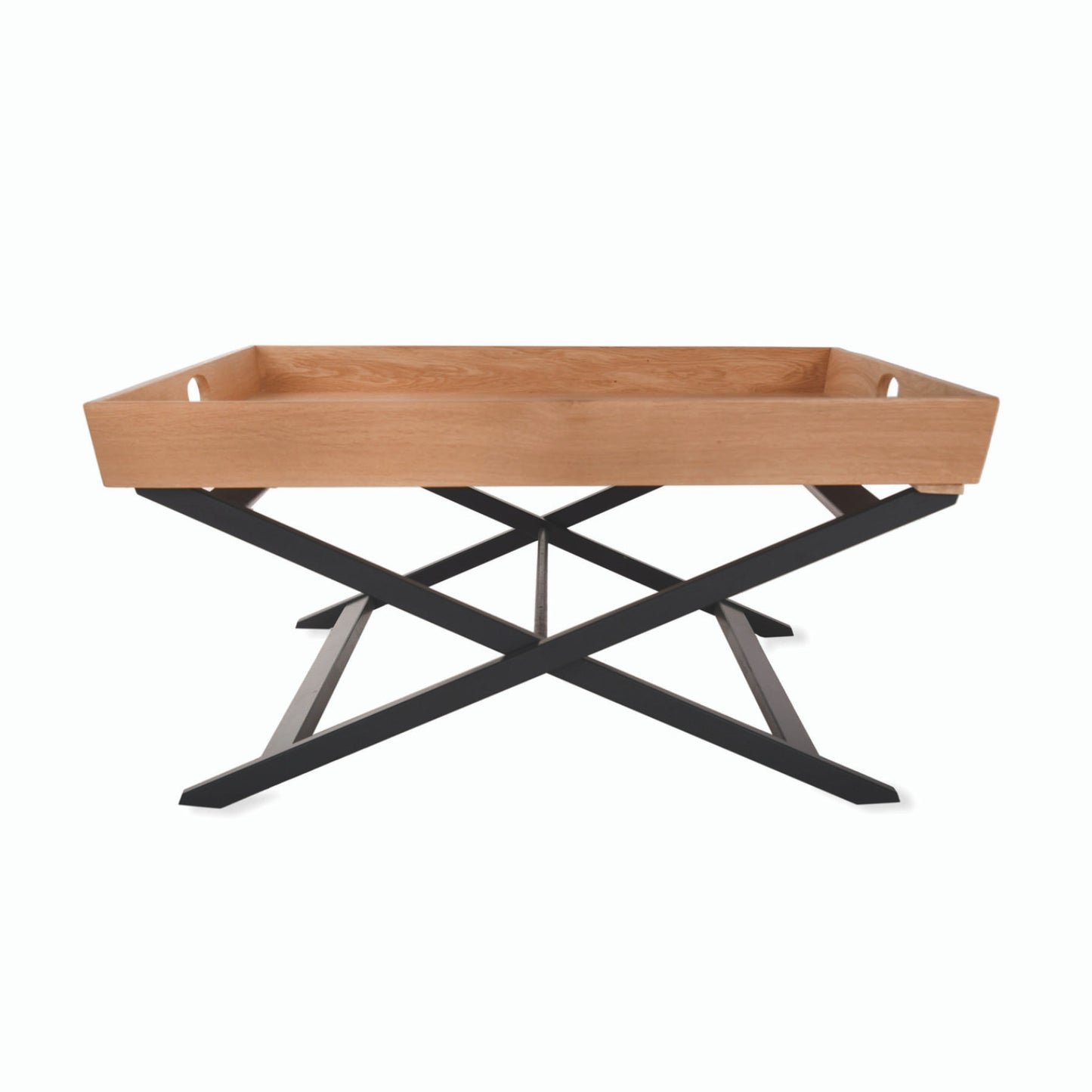Butlers Coffee Square Table in Carbon by Garden Trading - Oak