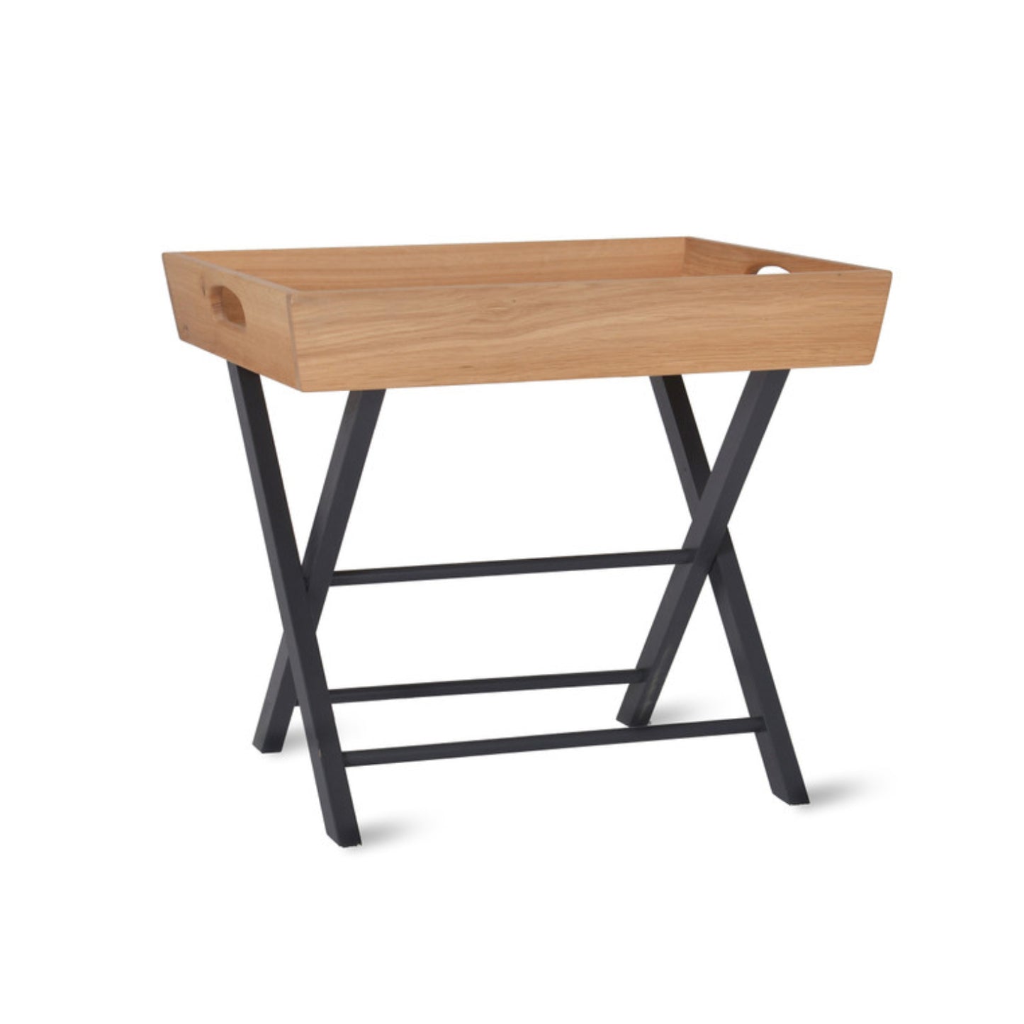 Butlers Side Table in Carbon by Garden Trading - Oak