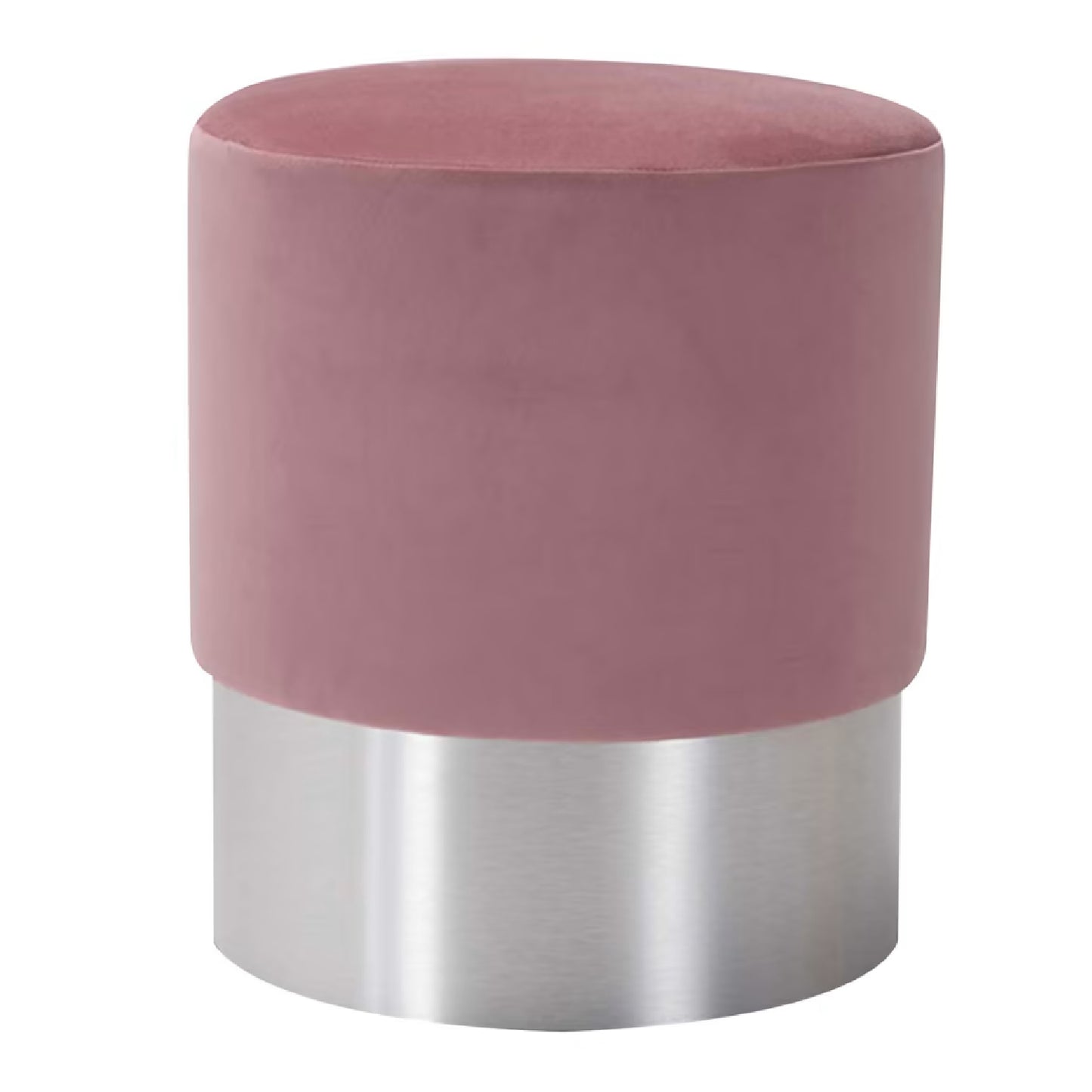 Chione Pink Pouf by Domingo Salotti