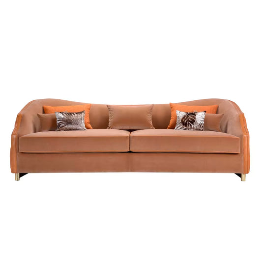 Cleio 3-Seater Leather Sofa by Domingo Salotti