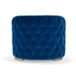 Cleio Large Blue Armchair by Domingo Salotti