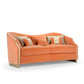 Cleio Orange 2-Seater Velvet Sofa by Domingo Salotti