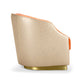 Cleio Small Orange Armchair by Domingo Salotti