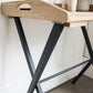 Clockhouse Desk Tray in Carbon by Garden Trading- Oak & Beech