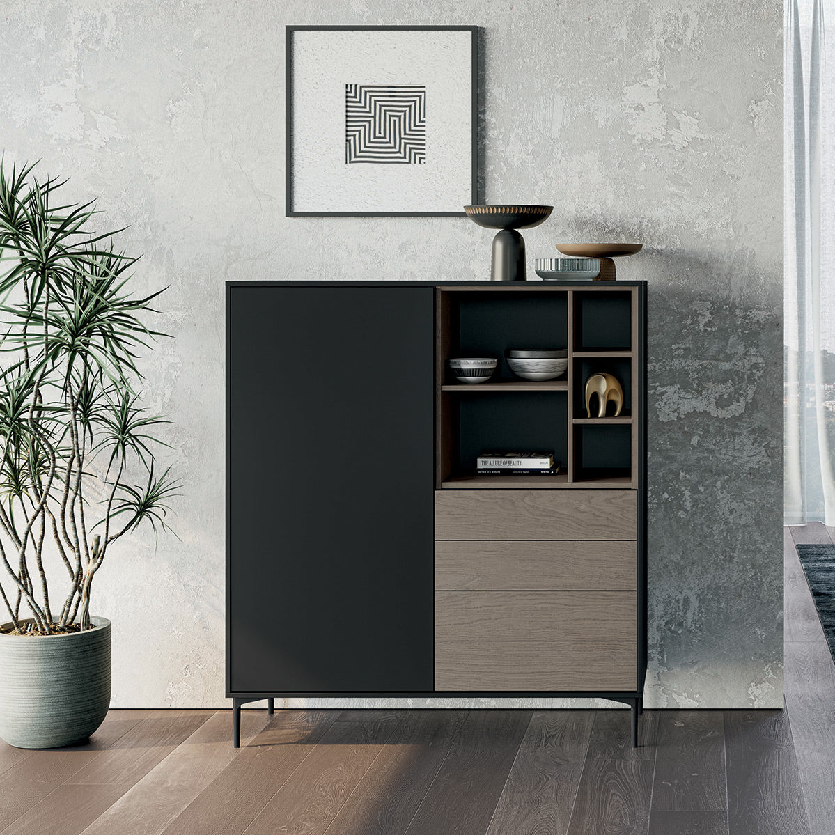Code 11 large storage cabinet by Dall'Agnese