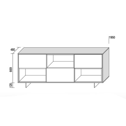 Code 5 Sideboard – Dall'Agnese | Modern Italian Storage & Elegance