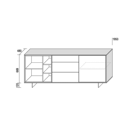 Code 5 Sideboard – Dall'Agnese | Modern Italian Storage & Elegance