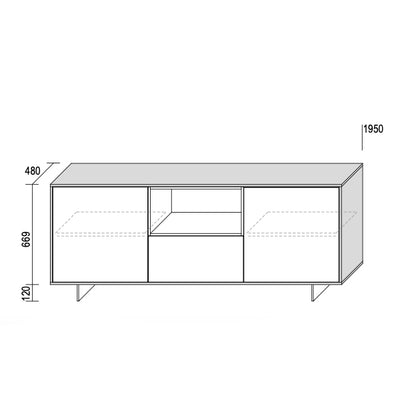 Code 5 Sideboard – Dall'Agnese | Modern Italian Storage & Elegance