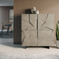 Concrete resin 4 door sideboard by Dall'Agnese