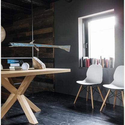 Caligola wood Eiffel legs by Dall'Agnese