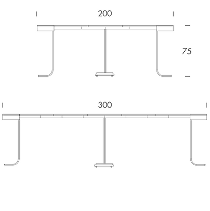 Cora Extendible Console Table in by Tonin Casa