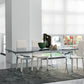 Crystal Plus glass extendable table by Target Point