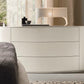 Christal elegant oval chest of 3 drawers