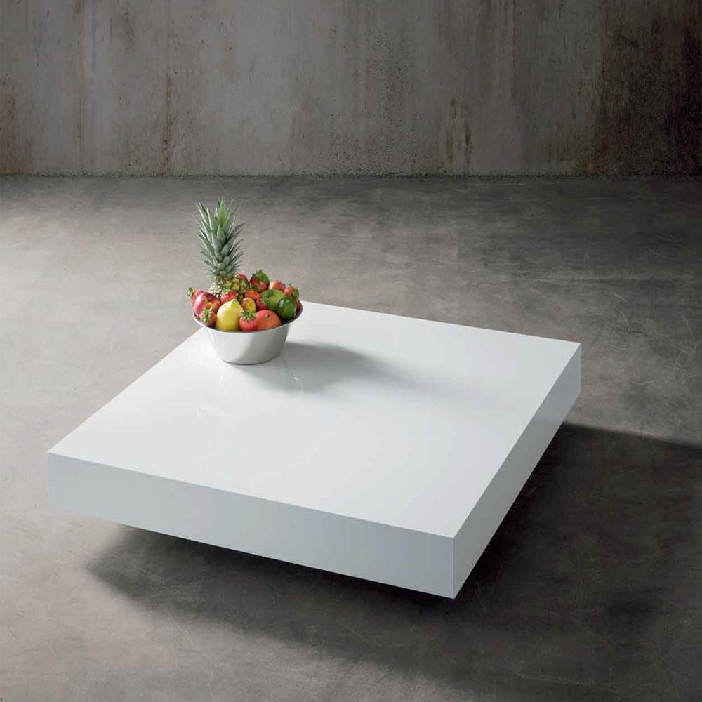 Quarzo low coffee table Square by Dall'Agnese