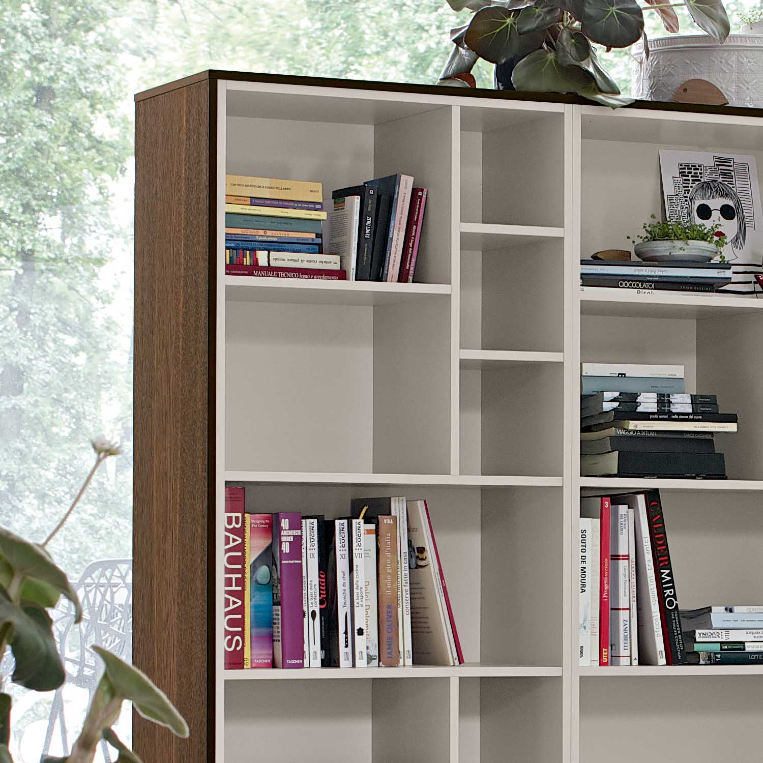 Cupboard/bookshelf Moro by Dall'Agnese