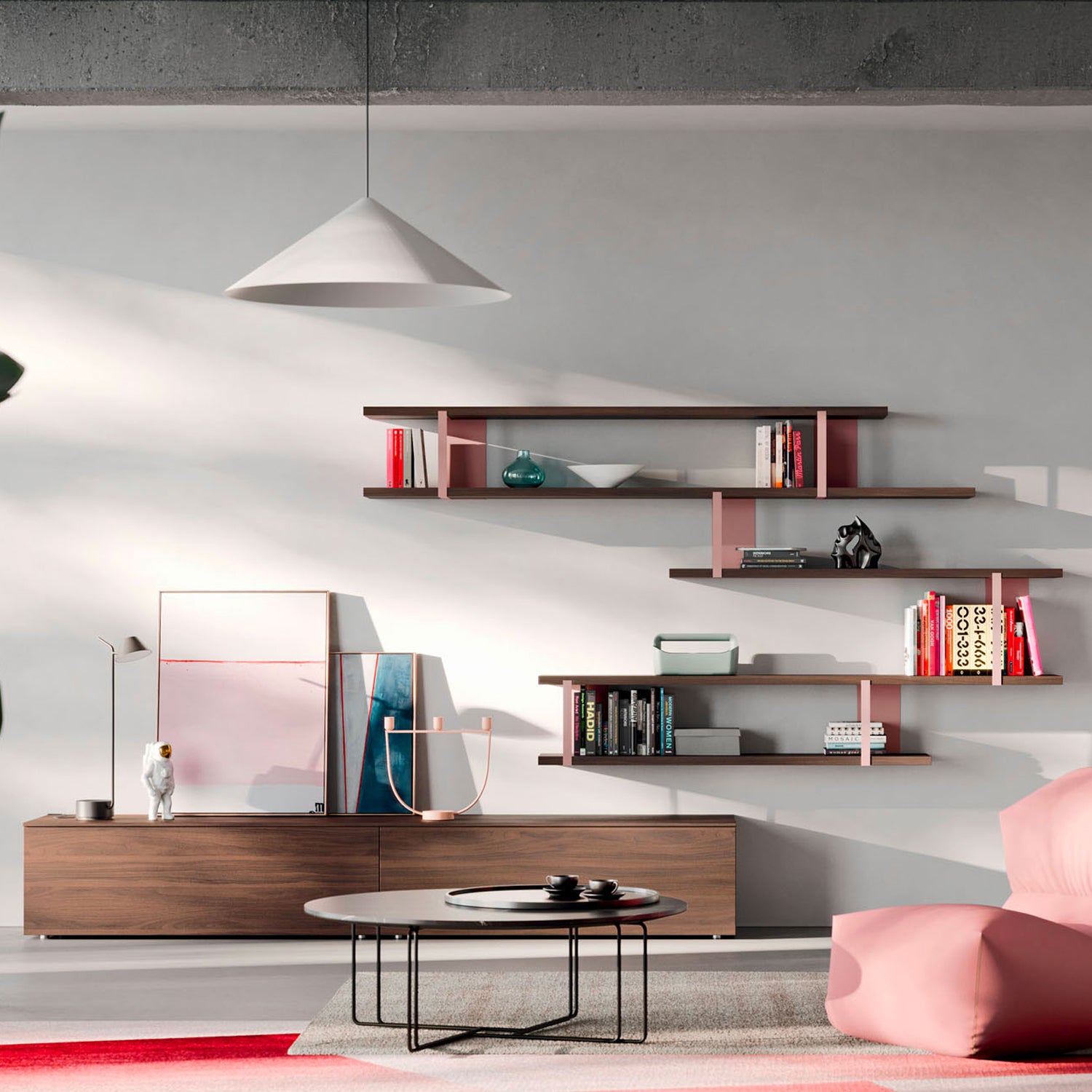Light Day 03 Modern Wall Unit by Orme Design