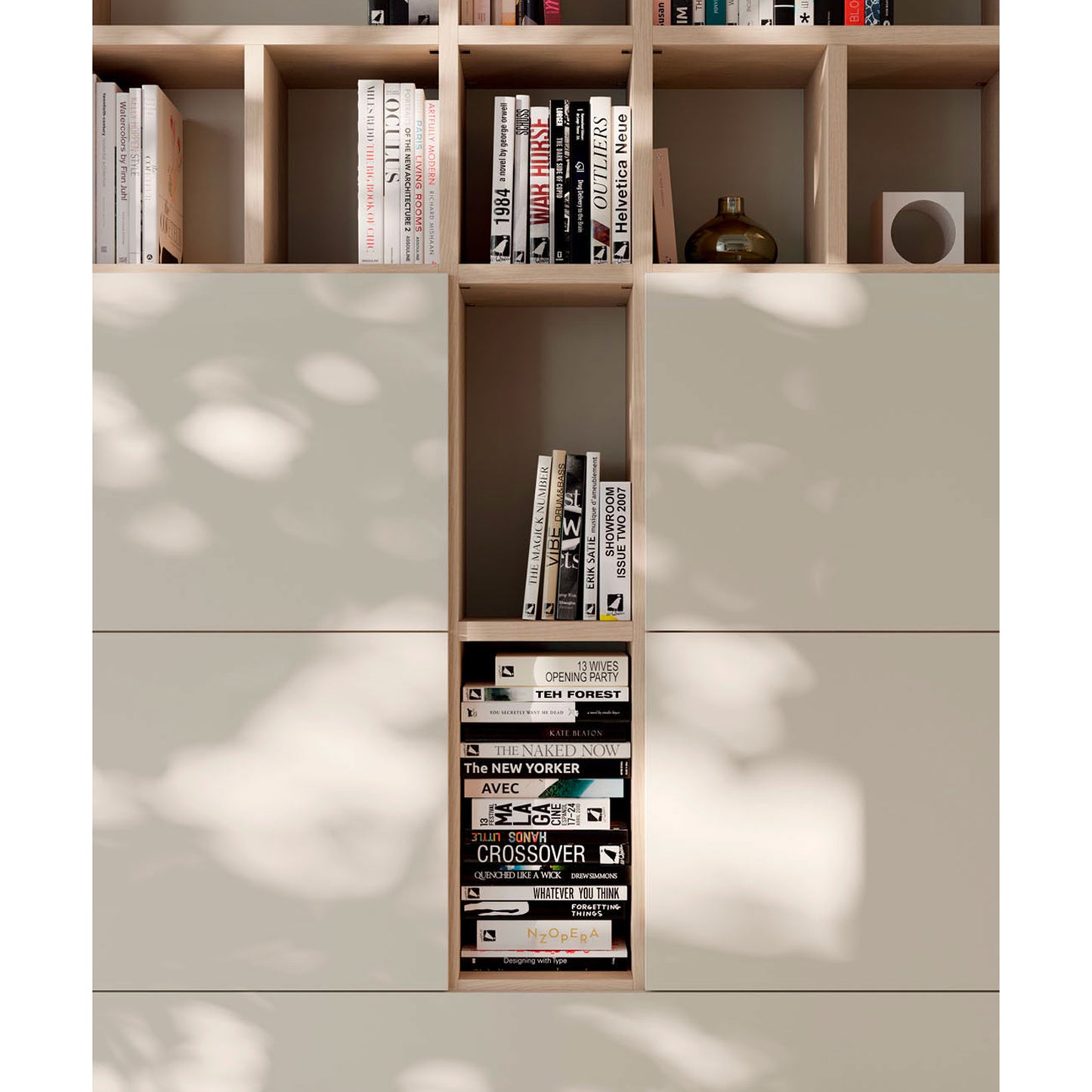 Light Day 26 Bookcase with Media Tv Unit by Orme Design