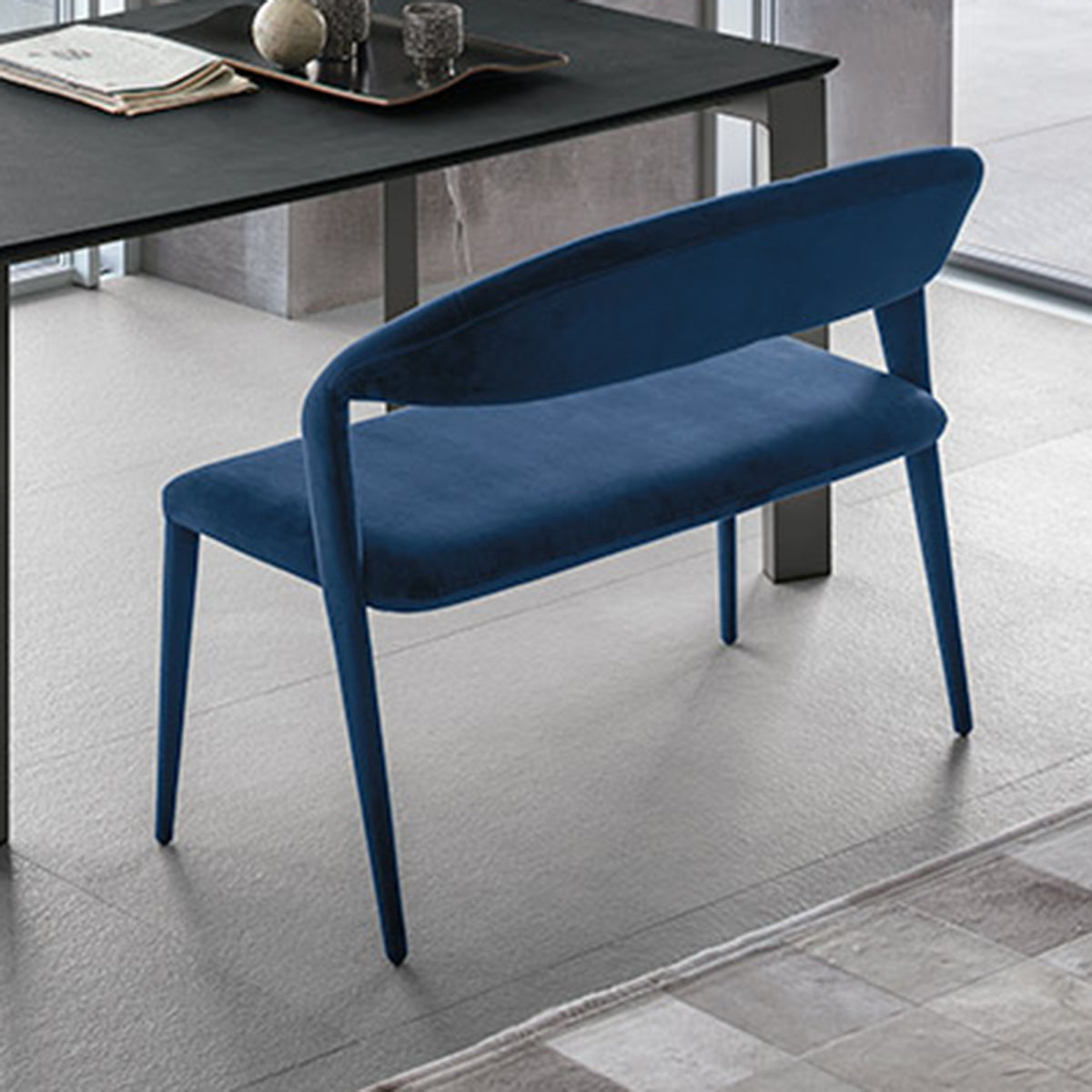 Target blue 2024 velvet chair