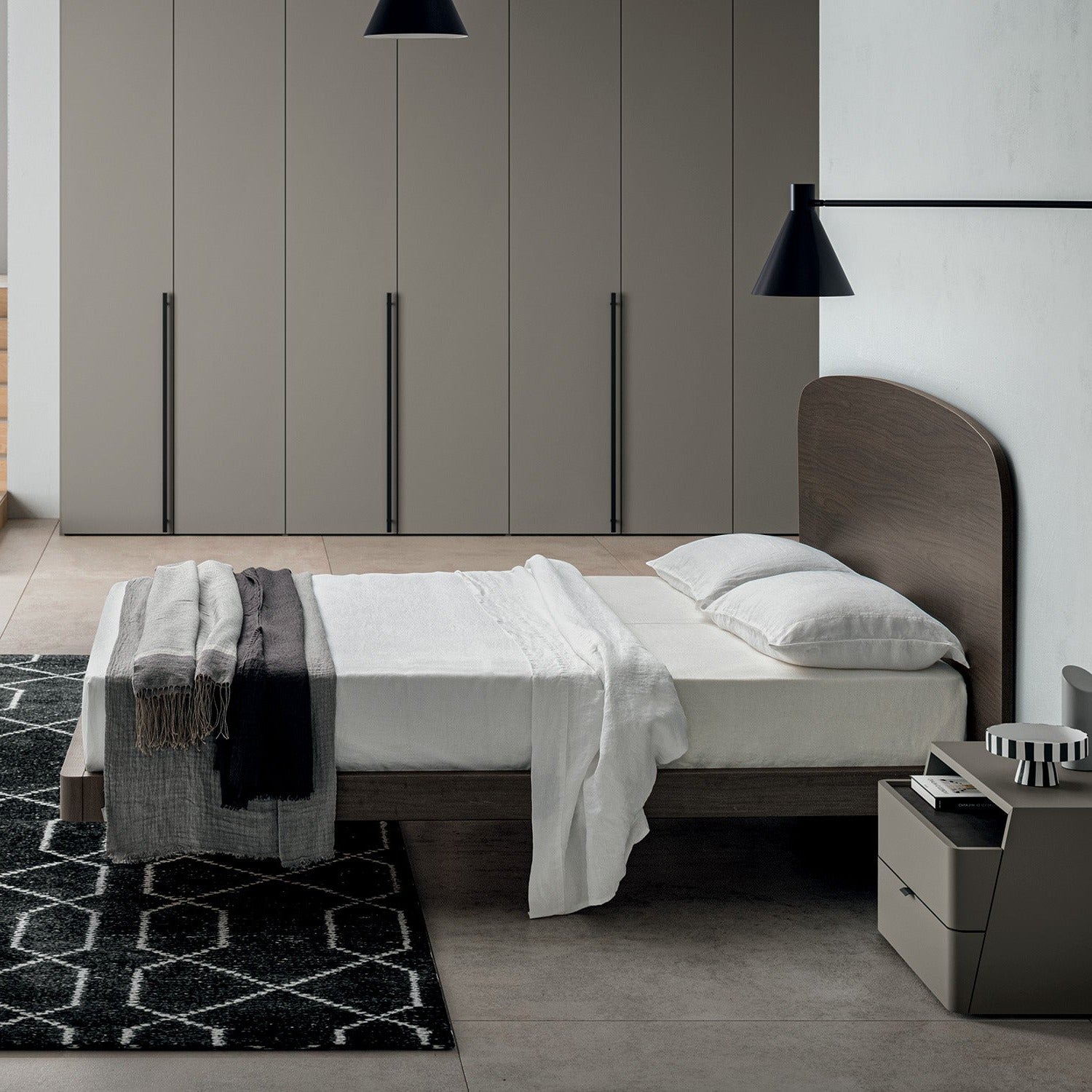 Duran Wooden Bed by Santa Lucia