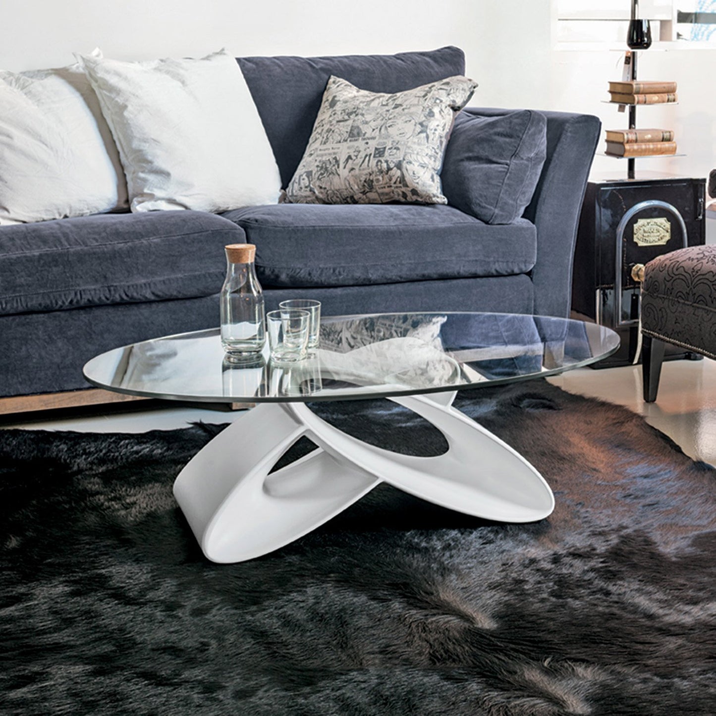 Eclipse modern sculpted coffee table by Target Point
