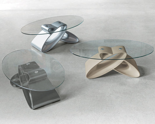 Eclipse modern sculpted coffee table