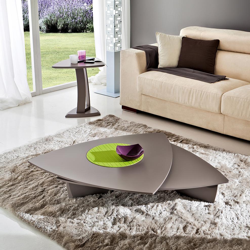 Emma transforming triangular coffee table by La Primavera - myitalianliving