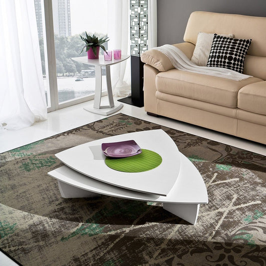 Emma transforming triangular coffee table by La Primavera - myitalianliving