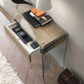 Escape console table in glass with laminate drawers