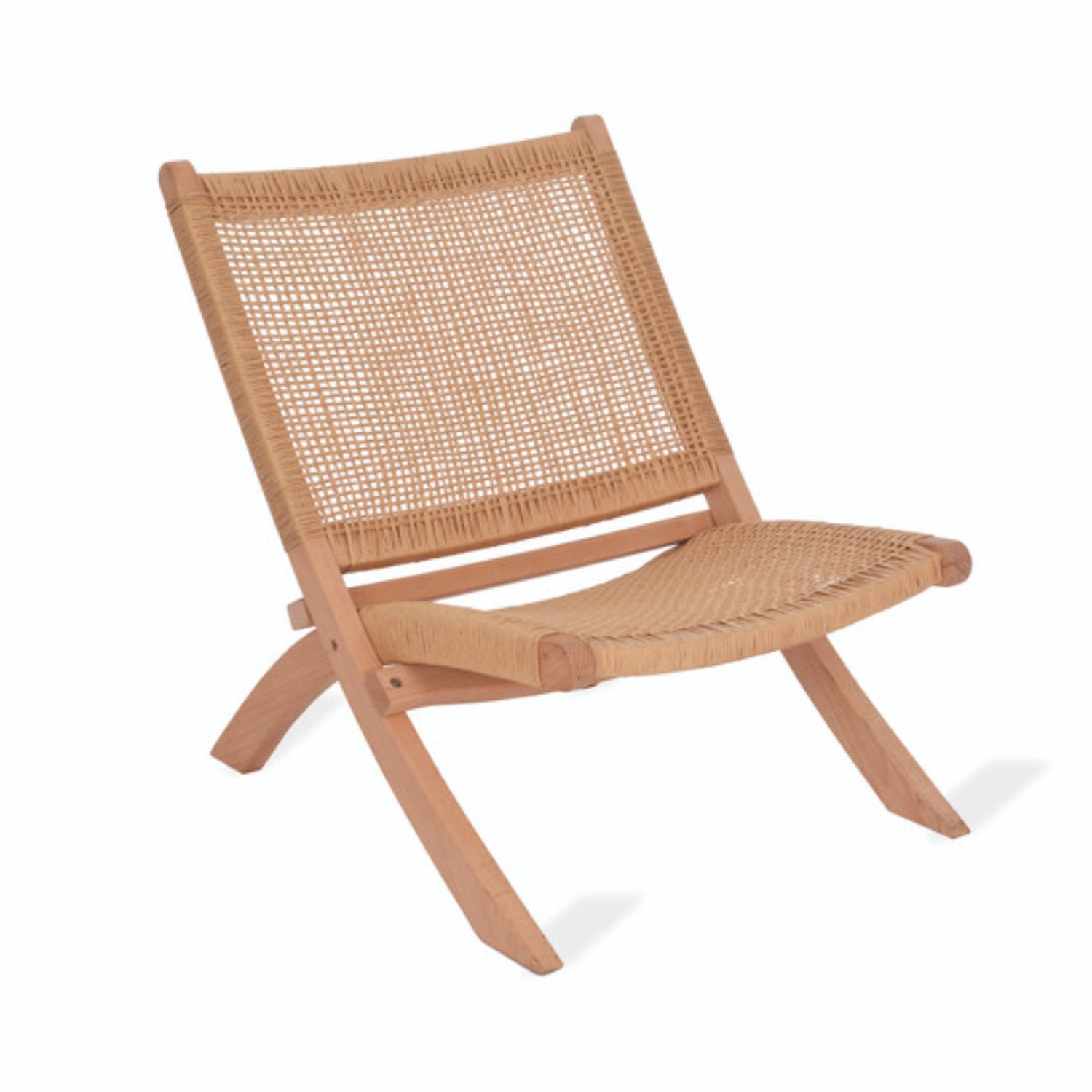 Woven folding on sale outdoor chairs