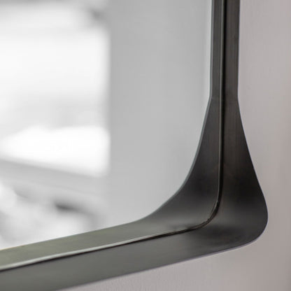 Farringdon Mirror in Square by Garden Trading - Steel