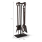 Fireside Set of 4 Tools by Garden Trading - Wrought Iron
