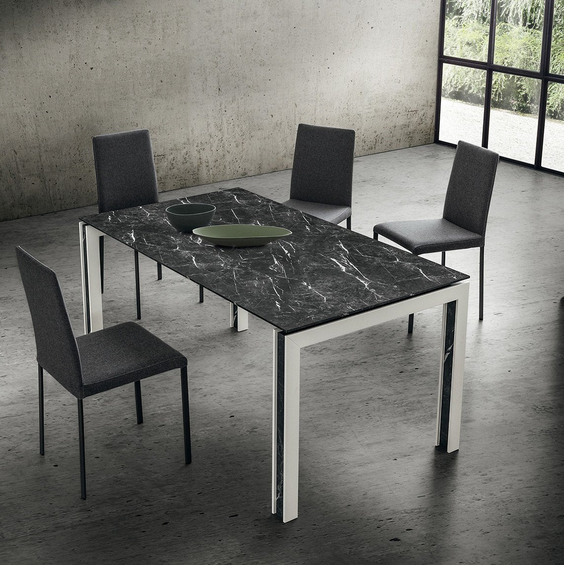 Giovanni fixed dining table by La Primavera - myitalianliving
