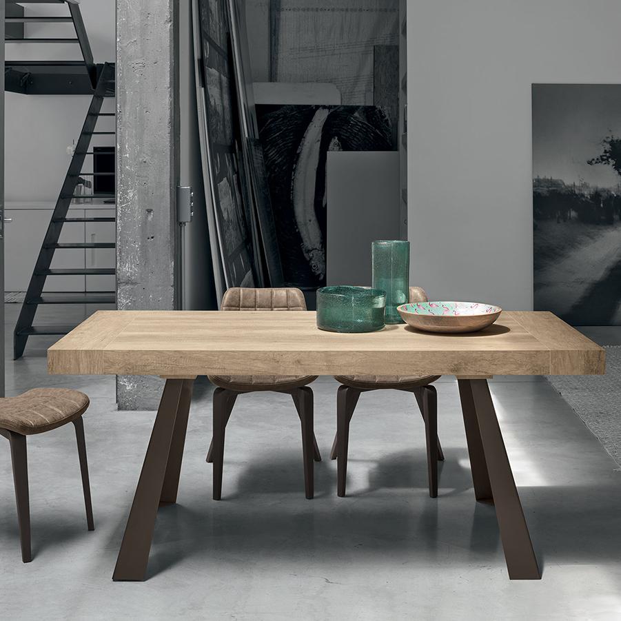 Grecale wooden extending dining table by Target Point