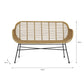 Hampstead Bench by Garden Trading - PE Bamboo