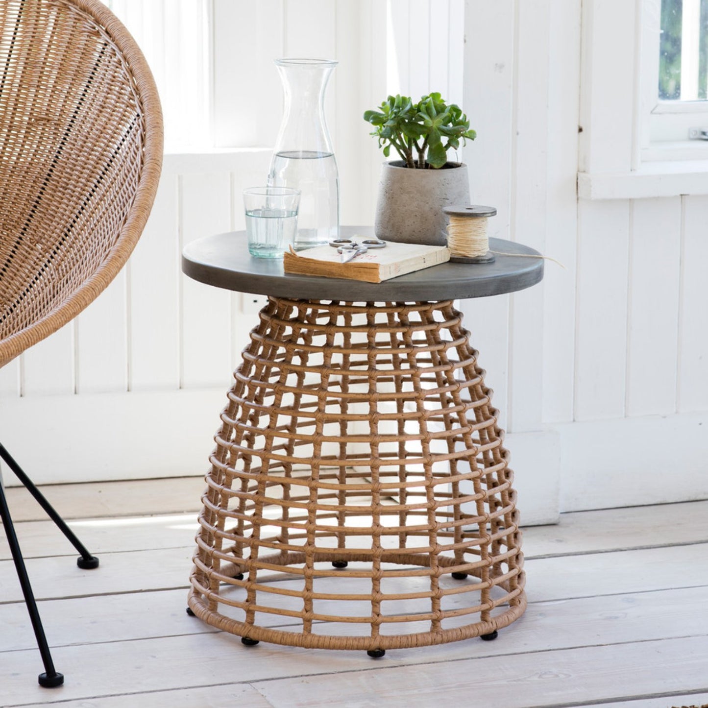 Hampstead Side Table by Garden Trading - PE Bamboo