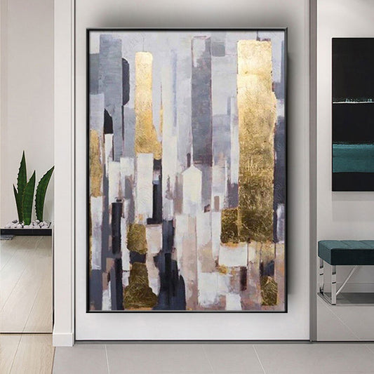 Abstract home decor cuadros wall art hand painted canvas