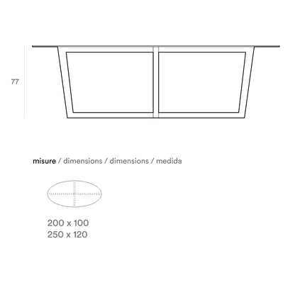 Feng Shui Oval Dining Table by Imperial Line