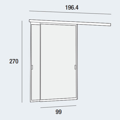 Naike Sliding Door Composition 702 by La Primavera
