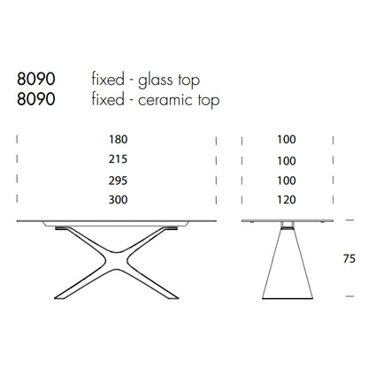 Calliope Extendable Dining Table by Tonin Casa