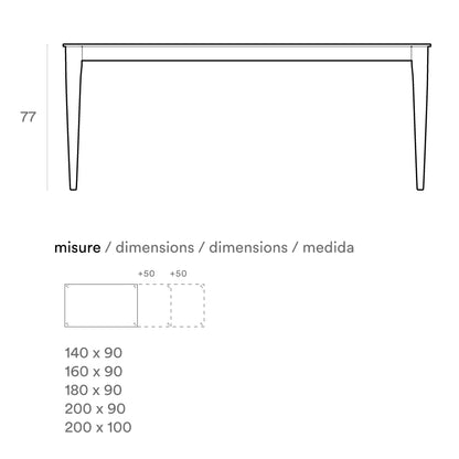 Opera Oak Extending Dining Table by Imperial Line