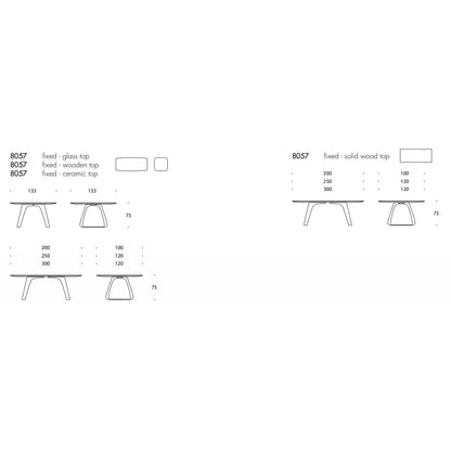 Brenta Dining Table by Tonin Casa