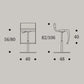 Yumi Contemporary Adjustable Swivel Barstool by Compar