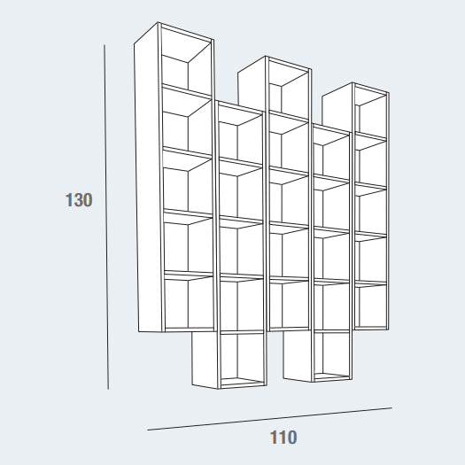 Stella Bookcase Composition 633 by La Primavera