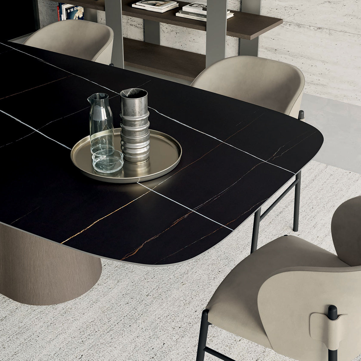 Koniko Fixed Dining Table by Dall'Agnese