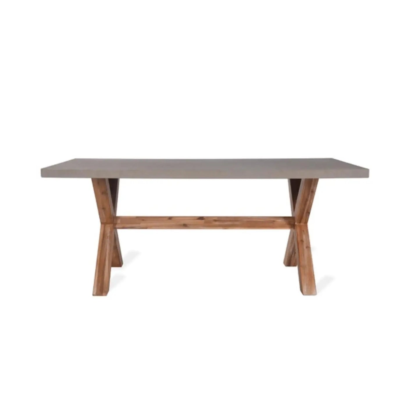 Large Burford Table in Natural  by Garden Trading - Polystone