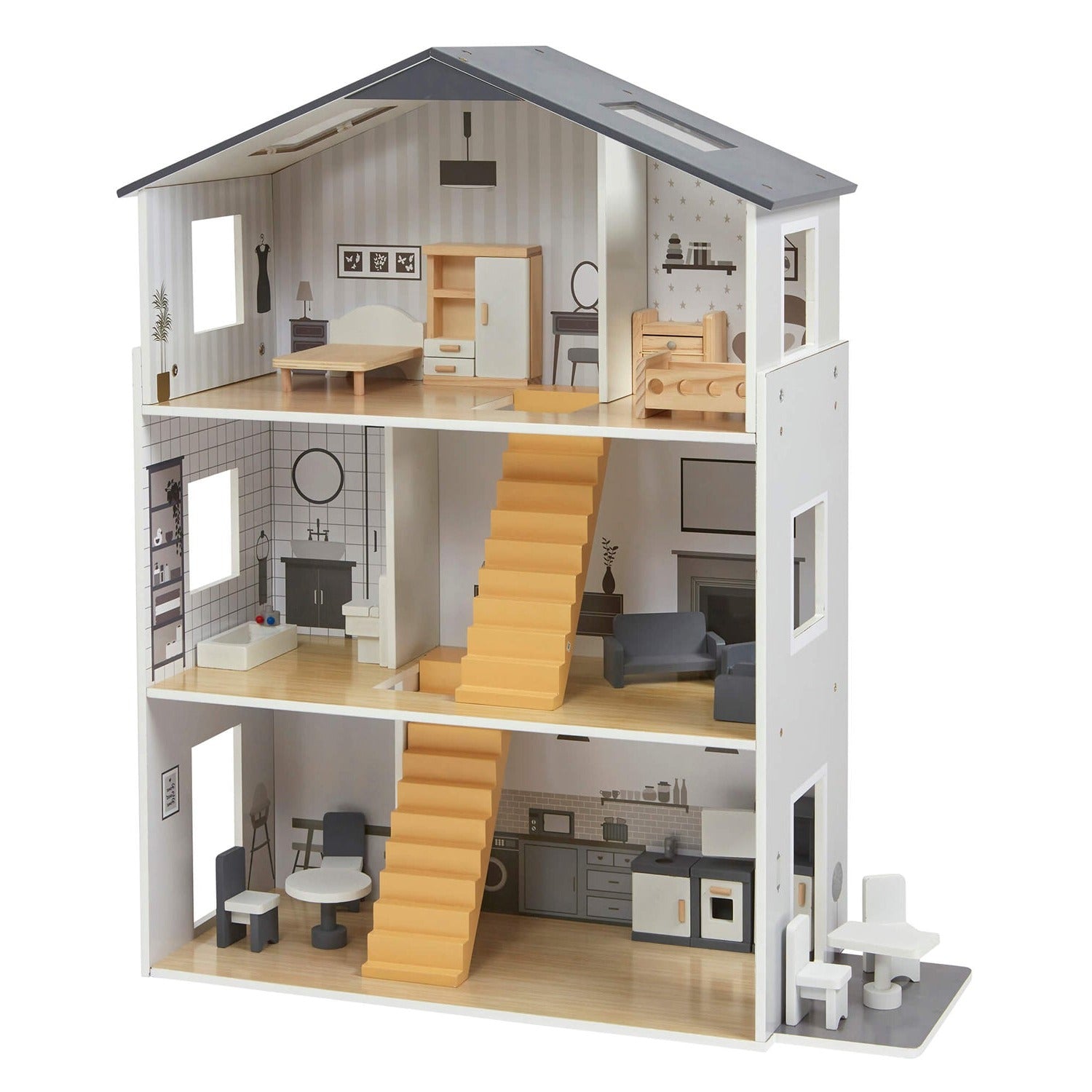 Wooden doll cheap house accessories