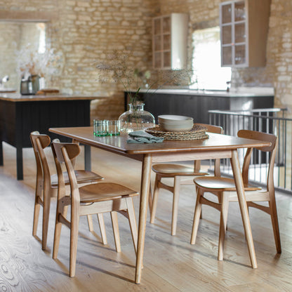Longcot Dining Table by Garden Trading - Oak